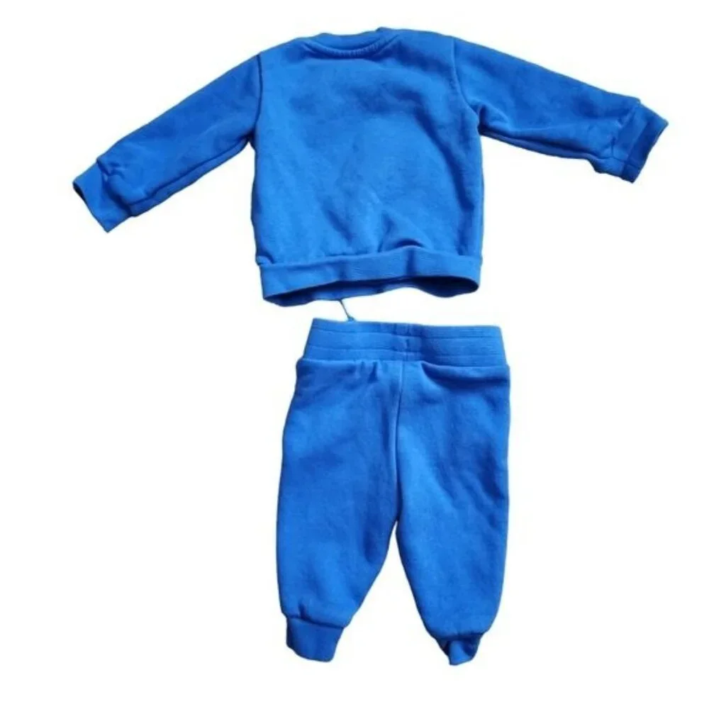 ADIDAS sweatsuit in blue / white size 3-6 Months